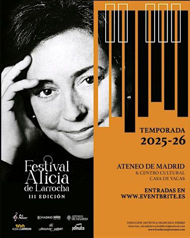 Cartel III Festival Alicia de Larrocha