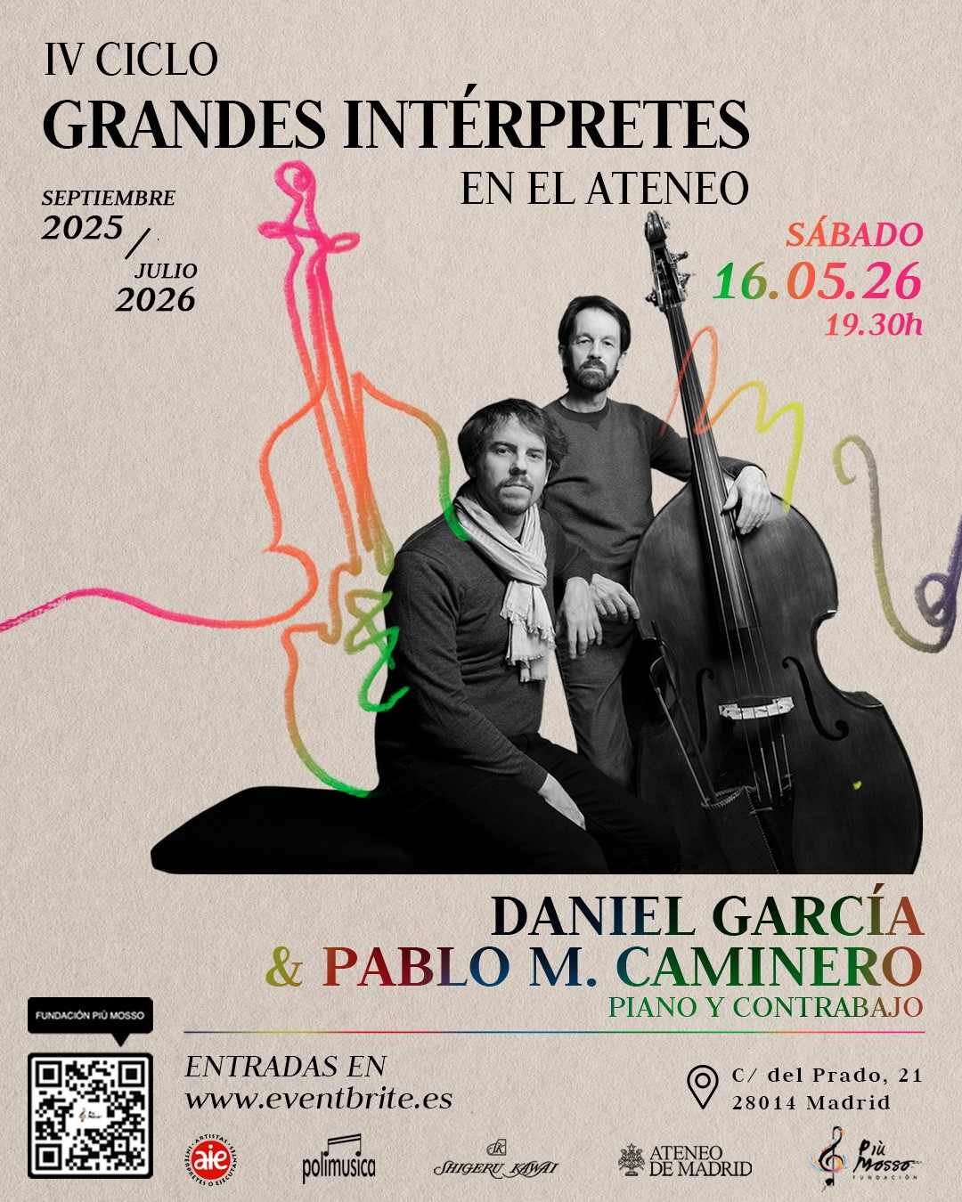 IV Ciclo Grandes Intérpretes con Daniel Garcia y Pablo M. Caminero