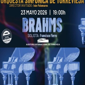 Concierto con la Orquesta Sinfónica de Torrevieja. I. de Brahms.
